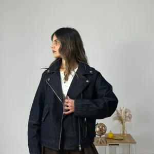 Chiodo in denim